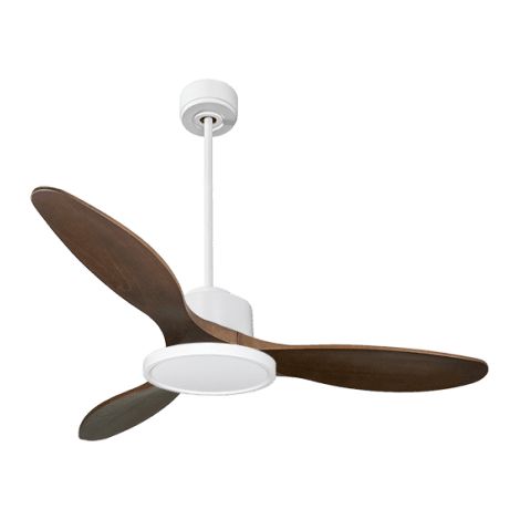 Modulo ventilateur DC hyper silence,déstratificateur d'air,lumière dimmable télécommande,mode été hiver KLDC4P5DW132L2Wi (1/4)