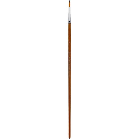 Pinceaux à poils de nylon, différentes formes de tête, pour artistes, aquarelle, huile, acrylique, long manche confortable, multicolores. (1/5)