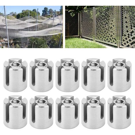 Les serre-câbles en acier inoxydable 316 sont utilisés pour la fixation des cadres muraux M8 3 mm. (1/5)