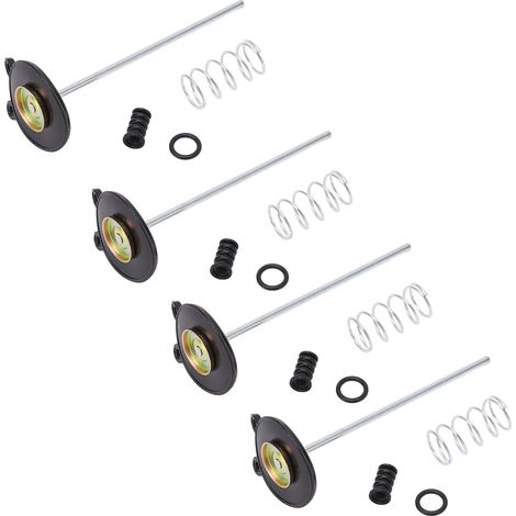 Jeu de 4 membranes de pompe d'accélération de carburateur 16021‑393‑004 pour XL250R CB450SC Nighthawk CM450E (1/5)