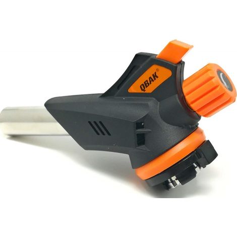 TrAdE Shop Traesio - Torcia Cannello Multifunzione Attacco 22mm Bruciatore Caramellatore Saldatura -