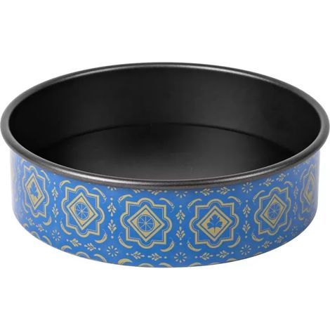 Stampo da forno blu 26 cm con fondo amovibile