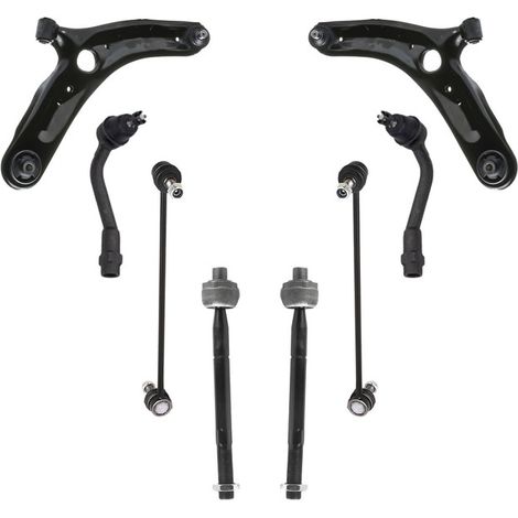 KIT BRACCIO OSCILLANTE 8 PEZZI COMPATIBILE CON KIA SOUL I (AM) 1.6 CRDi 115 02.2009 - 1 / Kit Sospensione Completo OE/OEM / Bracci Oscillanti + Testine Sterzo / Sostituzione Diretta OEM