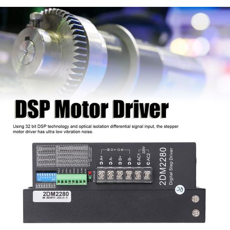 Schrittmotortreiber 220V AC 2DM2280 32-stelliger DSP 2-phasig für Nema42 110mm Schrittmotoren (1/5)