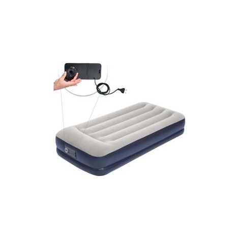 MATERASSO GONF. AIRBED TRITECH GRIGIO SINGOLO POMPA EL. INTEGRATA  cm.191x97x36  kg. 5,100 (art.671BT)    BESTWAY