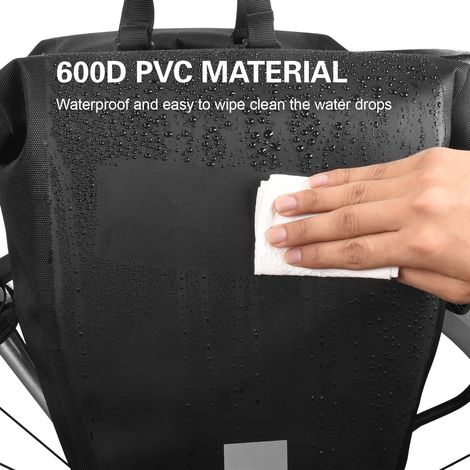 Sac de coffre de vélo étanche 20l, support arrière de vélo, sacoche de voyage (1/5)