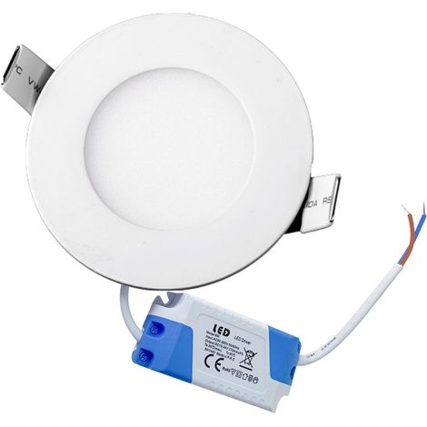 Spot Encastrable Led Downlight Panel Extra-plat 5w Blanc Chaud 3000k - Digilamp (1/5)