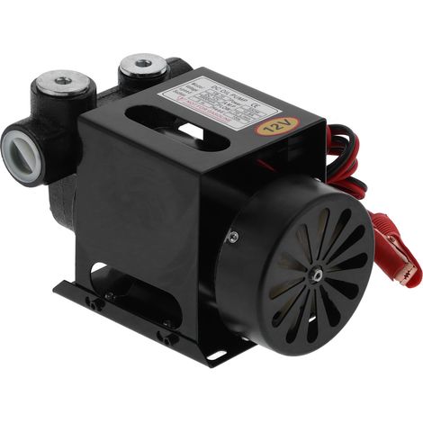 Pompe à gasoil électrique auto-amorçante 12V DC avec moteur pour transfert de carburant, transport et ravitaillement de véhicule (1/5)