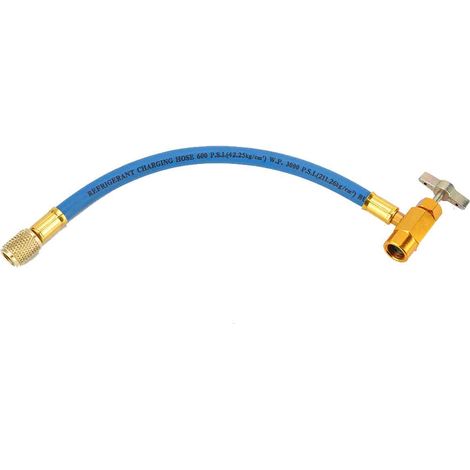 1 manguera de recarga R12/R22, 1/4 SAE 1/2 ACME, material de primera calidad, para aire acondicionado automotriz. (1/5)