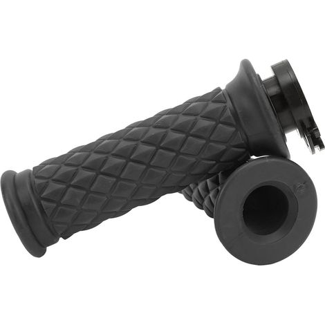 Une paire de leviers d'accélérateur de 22 mm, poignées de confort universelles, adaptées aux scooters GY6 50cc, 80cc, 125cc et 150cc, noires. (1/5)