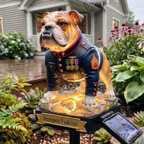 New practical, creative, portable, and cute Dog Solar Garden Light -