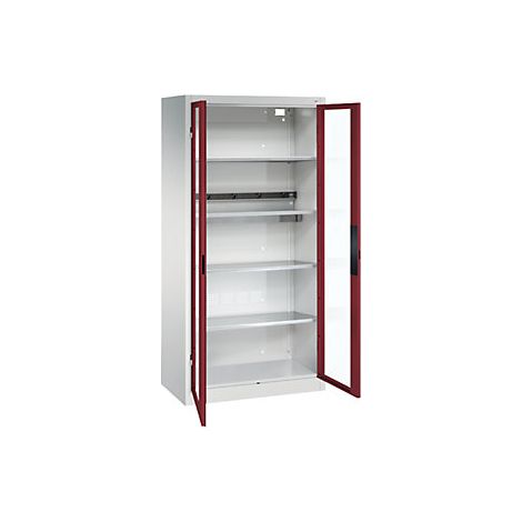 Armario cargador de baterías BASIC  con puertas con ventanilla 
