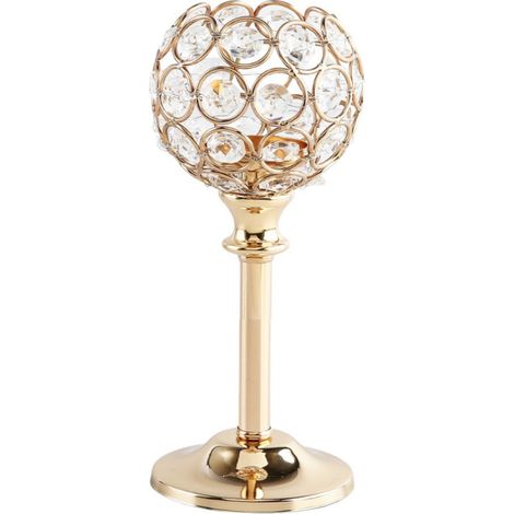 Un chandelier élégant en cristal de taille moyenne (1/5)