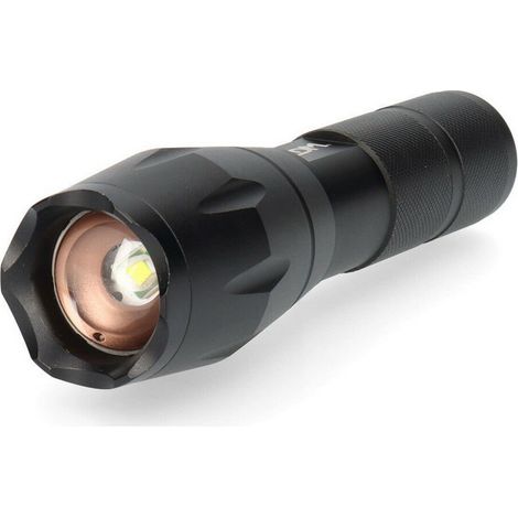 Torcia in alluminio con zoom 1 led batterie cree xml-t6 3xaaa incluse EDM (1/5)