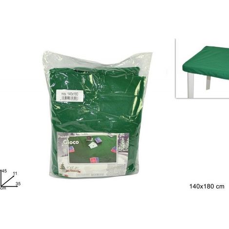 Trade Shop - copy of TAPPEN VON TAVOLO VERDE TAPPETINO GIOCO PANNO ROULETTE POKER 140X180CM -