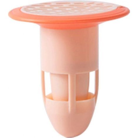 ZOLGINAH Set di 4 tappi di scarico per pavimento doccia, antiodore, per hotel, cucina, bagno (rosa) (1/5)