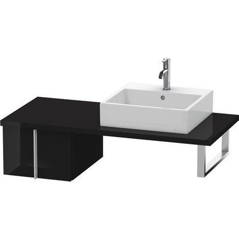 VERO mobile console basso 285x400x518mm nero lucido