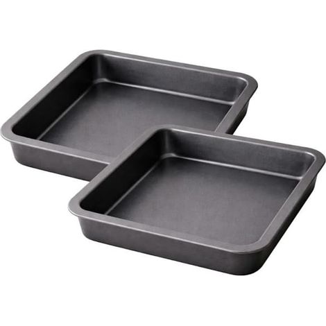 Moule à gâteau carré - SIROCO - 22,5 cm - Acier au carbone - Antiadhésif - Résistant à la chaleur jusqu'à 280 °C (1/5)