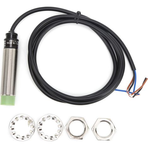 Interrupteur de proximité inductif cylindrique 3 fils PRL18-8DN 10-30VDC capteur de contrôle d'équipement (1/5)