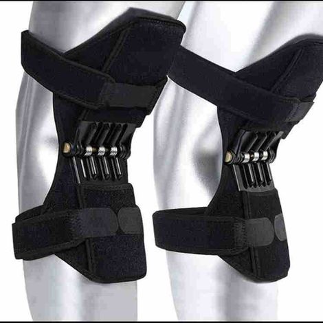 paire de genouillères avec rebond, support de rotule Power Lift, coussinet stabilisateur d'articulation, protection du genou pour les jambes faibles (1/5)
