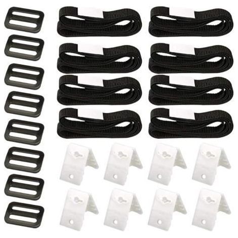 8-Piece Solar Blanket Coil Fixing Kit, Straps for Solar Blanket Coil (8 Pieces) (1/3)