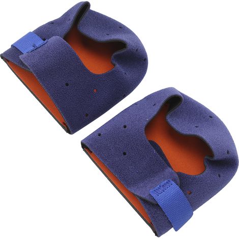 Zweiteilige Fersenbandagen zur Schmerzlinderung bei Plantarfasziitis, atmungsaktive Stützpolster, Blau, Größe M (1/5)