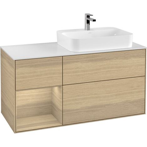 Villeroy & Boch F391PCPC Meuble sous vasque Finion F39 (1/2)