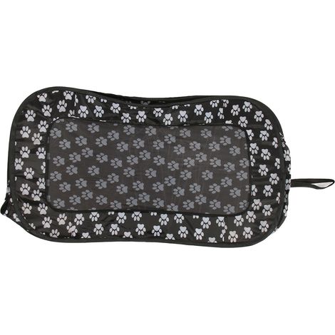 Tente pliable pour chien, format rectangulaire, grand espace, respirante, portable, utilisable comme siège auto ou enclos pour animaux de compagnie (chiens et chats). (1/5)