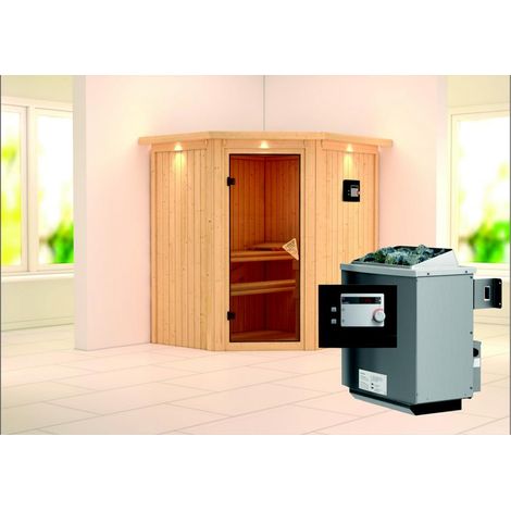 Taurin Eck,9KW ext.Strg easy bronzierte Ganzglastür u. DK