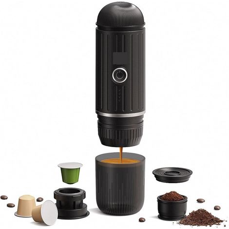 Cafetière de voyage, capsules, auto-chauffante, pour camping (1/5)