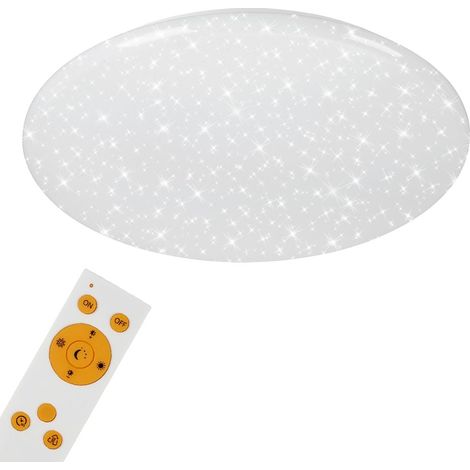 Lampada da soffitto a LED dimmerabile con telecomando decorazione stellata CCT 50W metallo Briloner