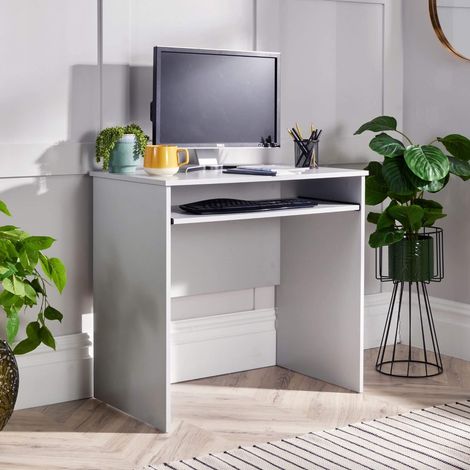 Newport Grey Computer Desk PC Laptop Table Home Office Study Workstation Gaming (1/5)