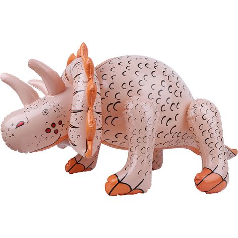 1 Dinosaure gonflable, PVC, 75 cm, jeu éducatif pour piscine, enfant, fête, découverte sensorielle (1/5)