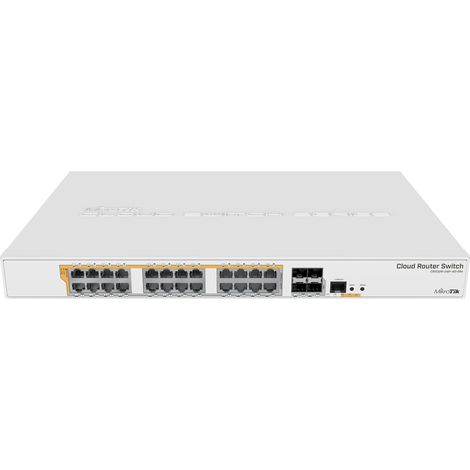 Switch-Rack MikroTik CRS328-24P-4S+RM (24x 10/100/1000Mbps) (1/5)