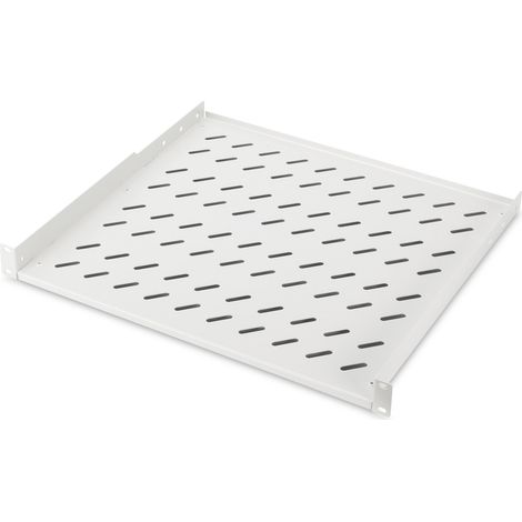 Étagère à Montage Fixe – 19 Pouces, 1U – Profondeur 400 mm – Gris