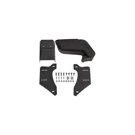 Reposabrazos universal para coche, negro, 14 x 30 x (32-48,5) cm, ABS-Crezuo