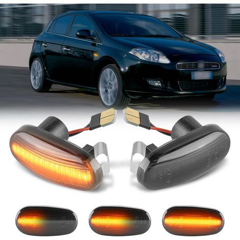 LED Clignotant Latéral, Clignotant Dynamique 18 LED 4014 SMD avec Canbus Indicateur Latéral Feux Répétiteurs Séquentiels pour 147 GT MiTo Bravo II Hatchback, 2 Pièces (1/5)