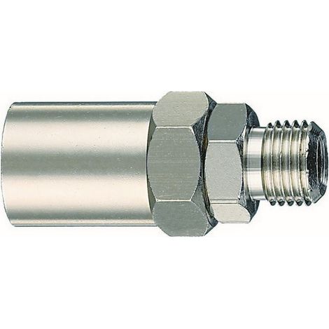 10PZ ATTACCO FILETTATO PER COMPRESSORI mis.6x14-1/4 M