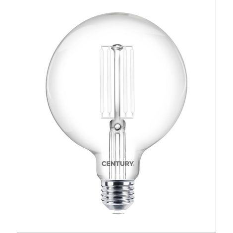 Century lampada a fil.amento led incanto white globo chiara g125 13w e27 2 (1/2)