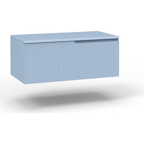 Base con top 1 cestone ZIP azzurro tiffany (1/2)