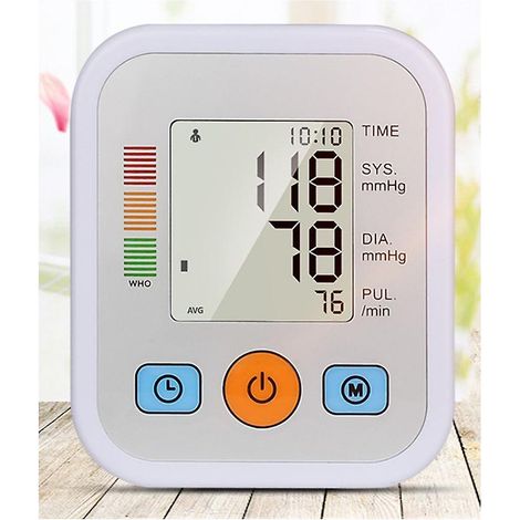 Tensiomètre de bras sans fil avec mesure libre à 360° pour le suivi de l'hypertension, sans pile (1/5)