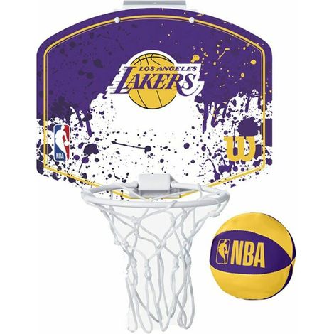 SET MINICANASTA WILSON NBA TEAM MINI HOOP LAKERS