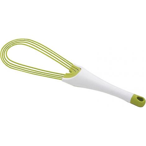 Fouet plat et fouet ballon verts - Convient aux revêtements antiadhésifs (1/5)