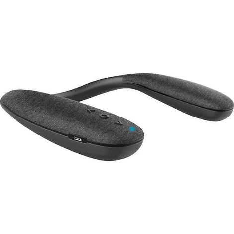 Tour de Cou Enceinte Bluetooth EBS-908, Gris, 6W, BT 5.0 sans Fil Stéréo, Ideal pour Maison, Gaming, Walking, Cycling (1/5)
