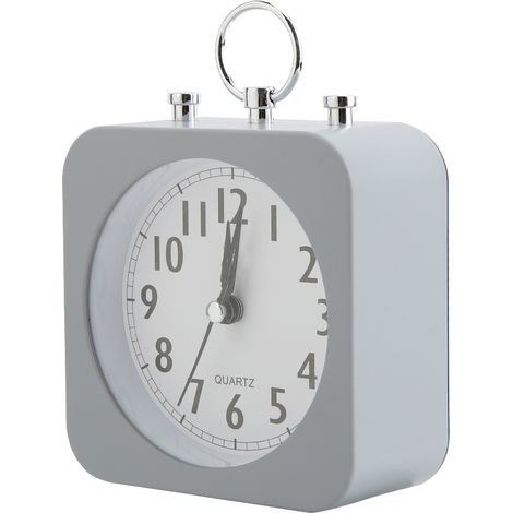 Réveil de bureau silencieux vintage rétro classique avec sonnerie puissante (1/5)