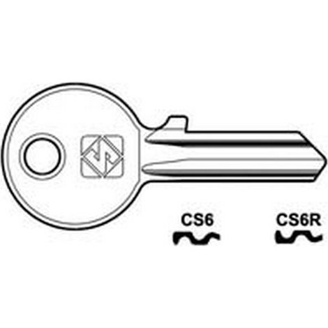 10PZ CHIAVI PER CILINDRI CISA 4 SPINE PICCOLE - CS6 DX