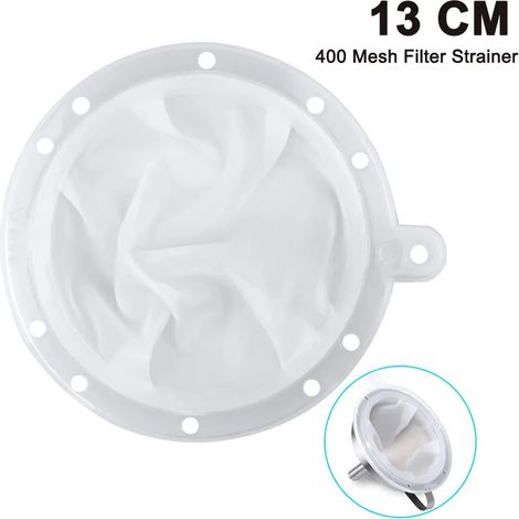 Filtro compatibile con imbuti da cucina da 5" per filtrare succo, latte, caffè, vino - 400 Mesh (1/5)