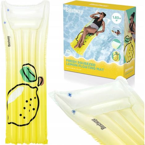 Colchón de agua hinchable Bestway LIMÓN 183 x 69 cm 44122 (1/5)