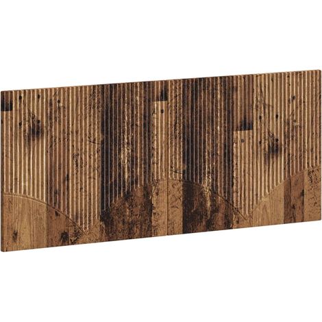 Wall-Mounted Headboard HOORN Old Wood Engineered Wood vidaXL (1/5)