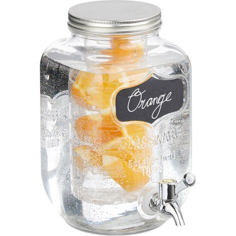 Dispensador de bebidas con inserto de fruta 4 L
